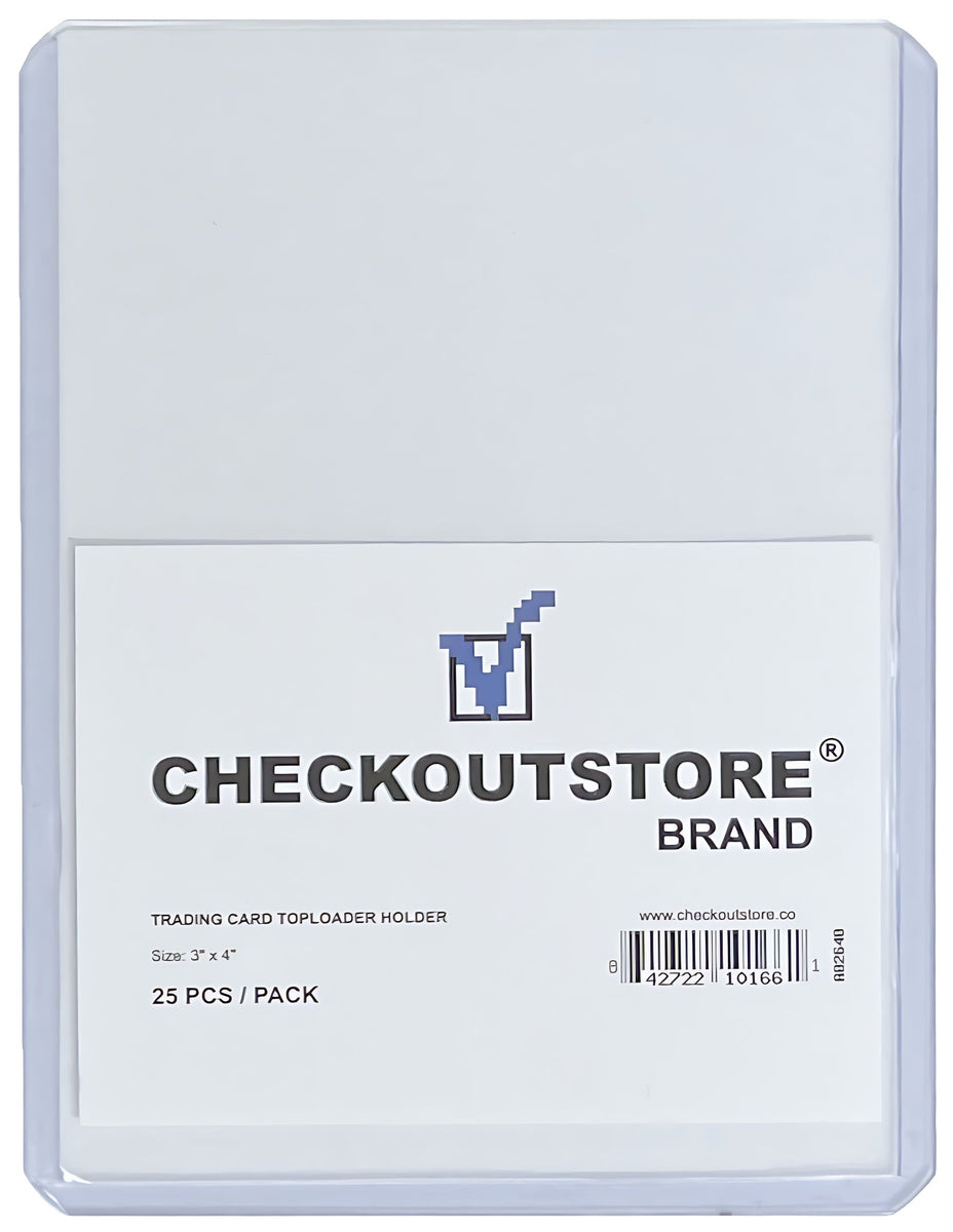 CheckOutStore 25 Clear 9 Pocket Trading Card Page Protectors (Holds 18  Cards Back to Back)