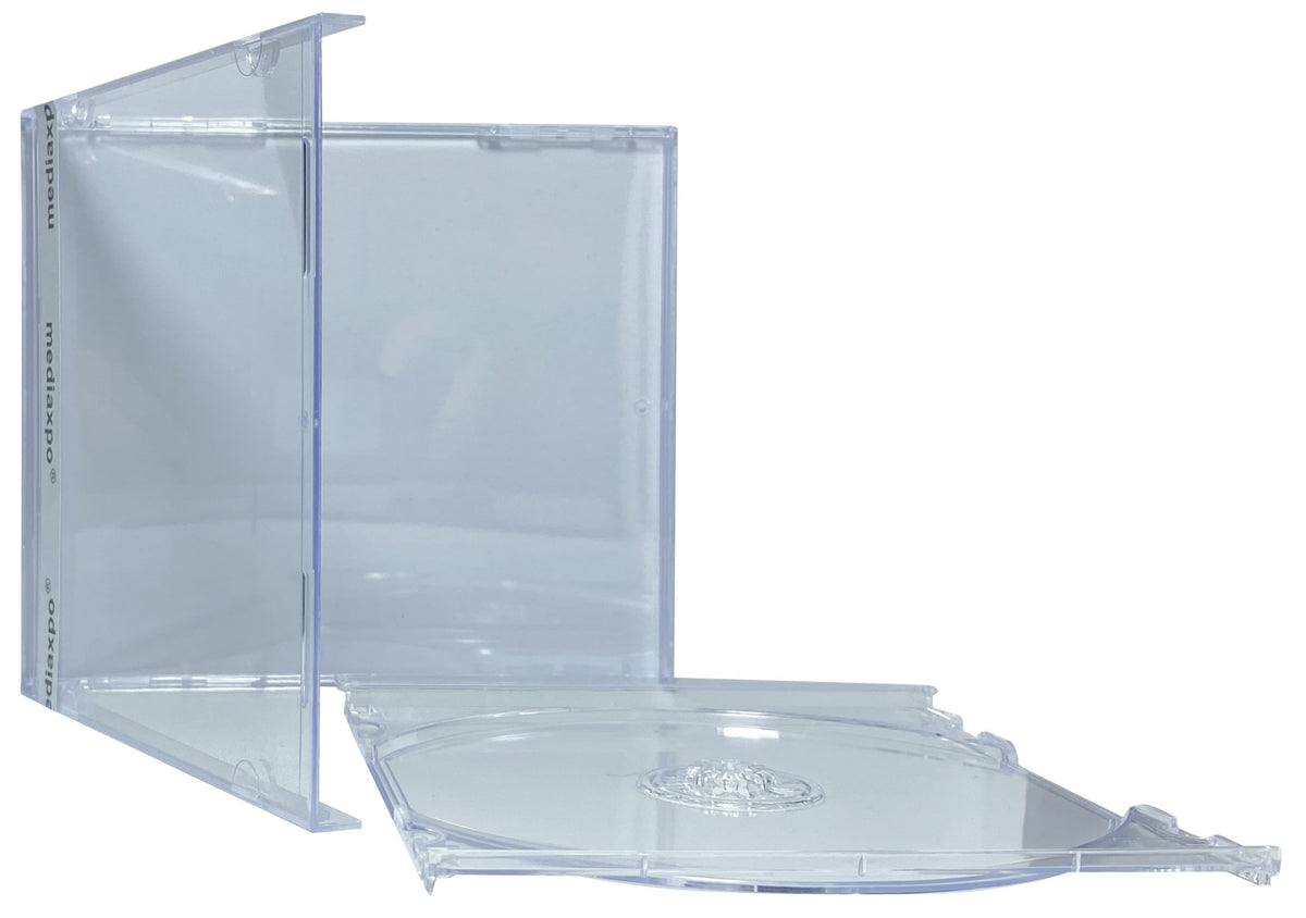 CheckOutStore 50 Clear Storage Cases 21mm for Rubber Stamps No