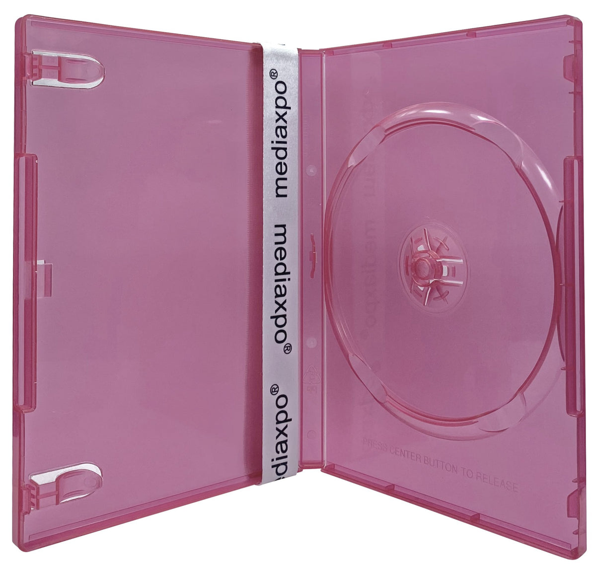 (200) CheckOutStore Premium Standard Double 2-Disc DVD Cases 14mm (Black  (Inner Flap))