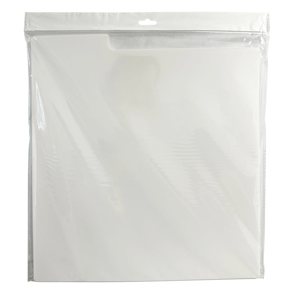 CheckOutStore Record Dividers CheckOutStore White Plastic Record Dividers (Tall) for 12" LP Vinyl 33 RPM