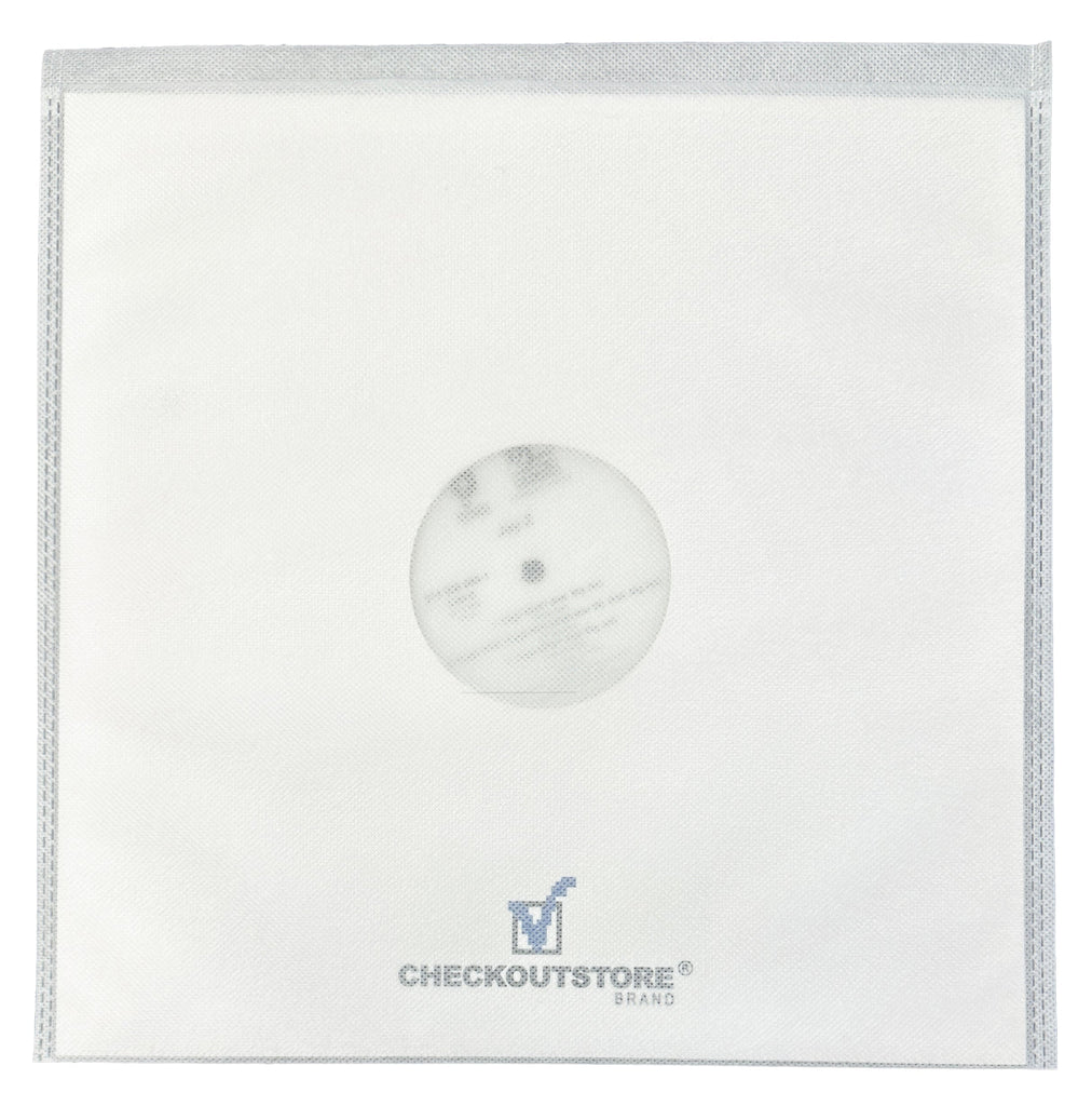 200 CheckOutStore White Non Woven Storage Sleeves for 12x12 Cardstock Paper