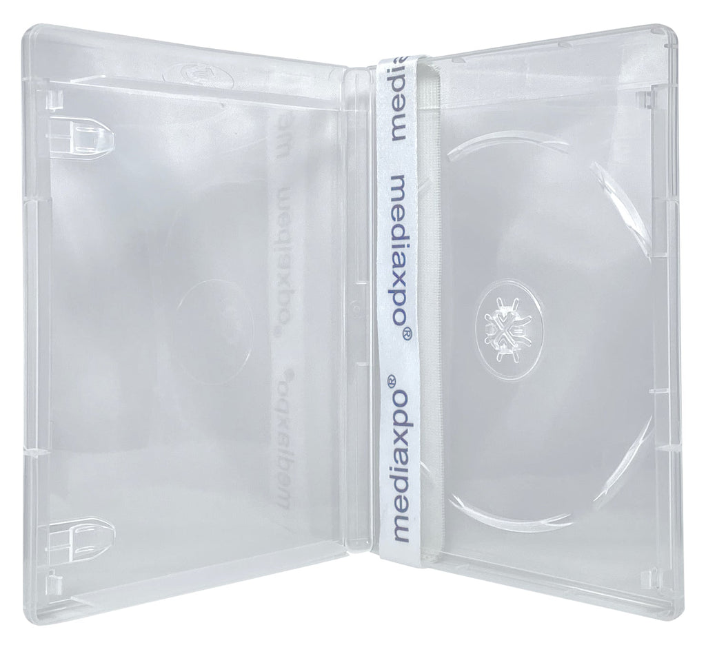 Mediaxpo Blu-ray Cases PREMIUM Clear Blu-Ray Single Cases 14MM