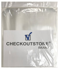 CheckOutStore Clear Plastic OPP for 12