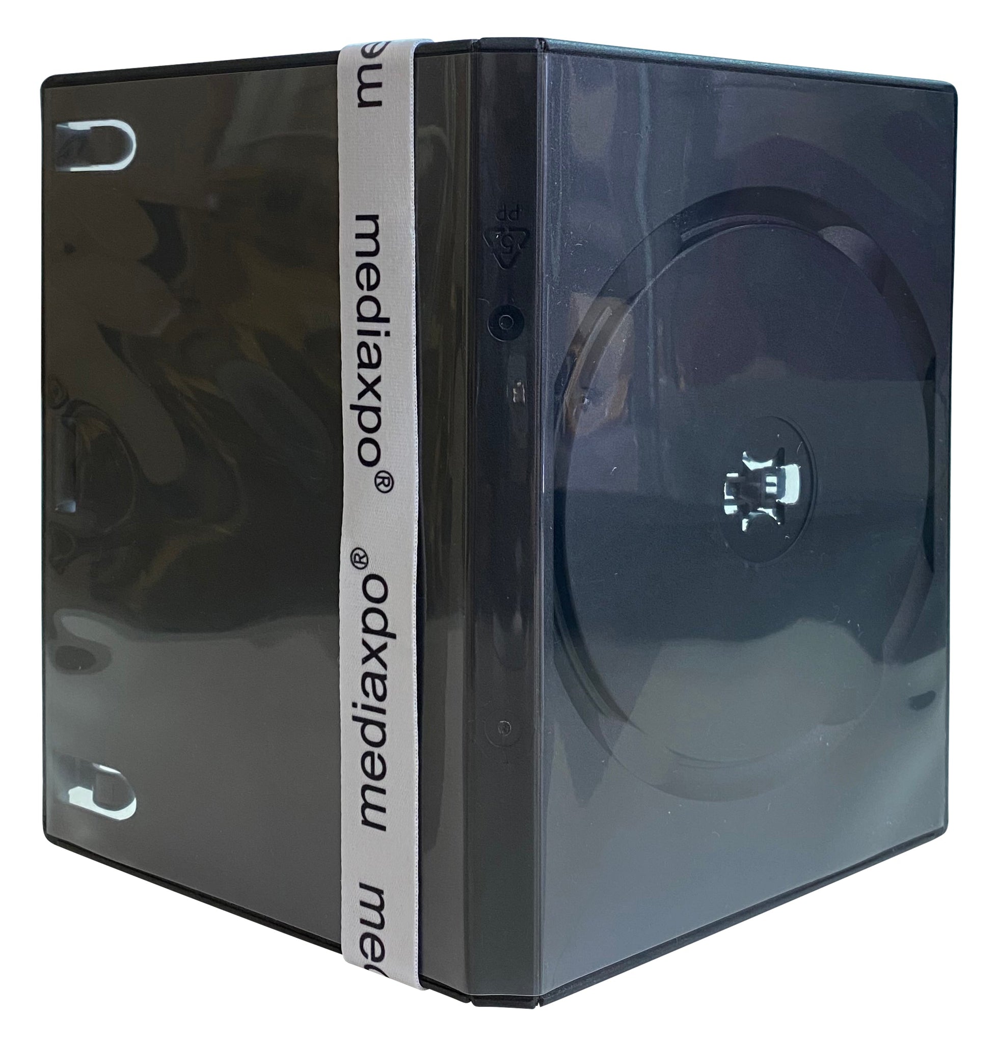 STANDARD Black Single DVD Cases 14MM /w Patented M-Lock Hub [Discontin ...