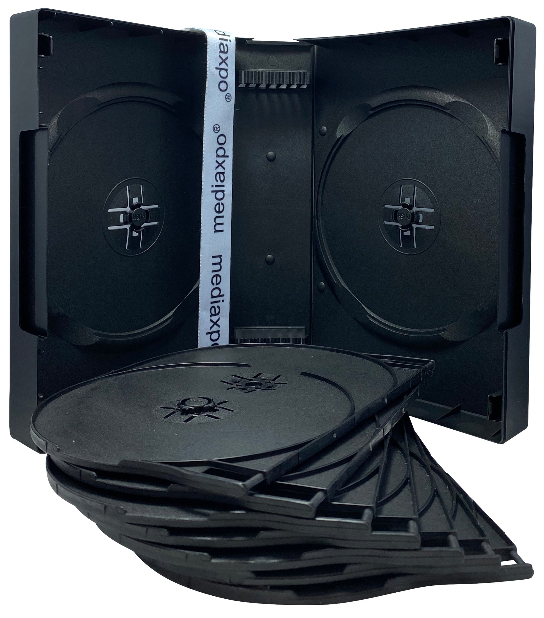 Black 16 Disc DVD Cases – CheckOutStore.com