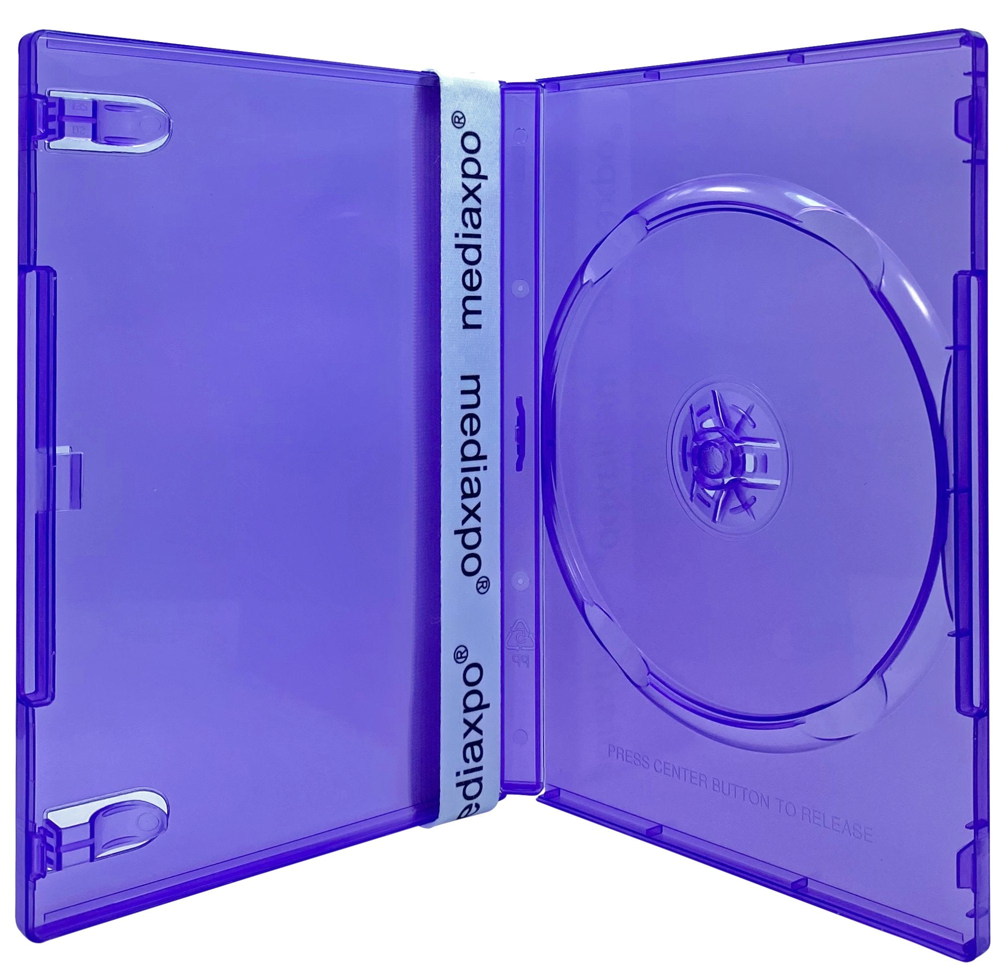  Pochette CD/DVD - bleu, rouge, vert, orange, violet (pack de 100)