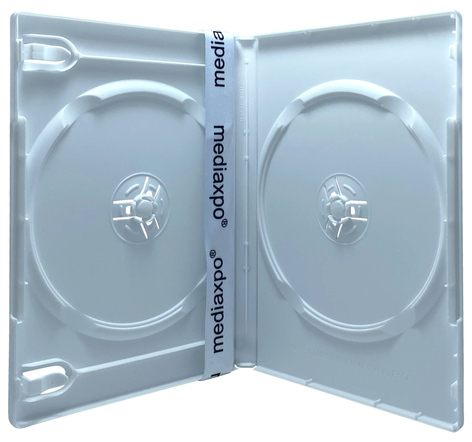 CheckOutStore 10 PREMIUM STANDARD Blu-Ray Double DVD Cases 12MM 