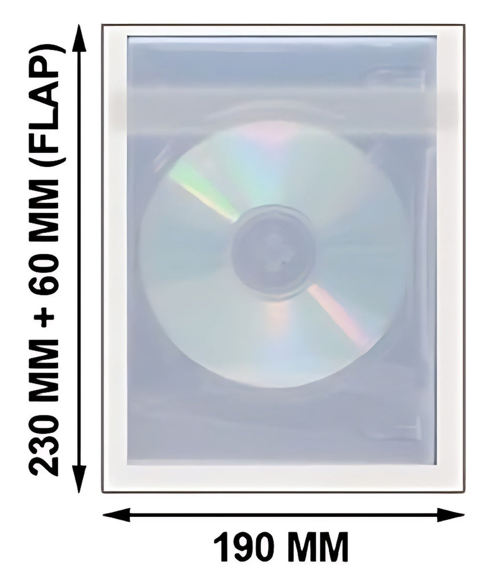 OPP Plastic Wrap Bag for 16 Disc DVD Case 51mm – CheckOutStore.com